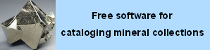 Free software for cataloging mineral collections